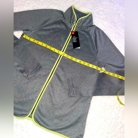 NWT - Under Armour Coldgear Grey Full Zip Fleece Golf Jacket Women's Size Large - Picture 5 of 7